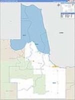 Lake of the Woods, Mn Carrier Route Wall Map